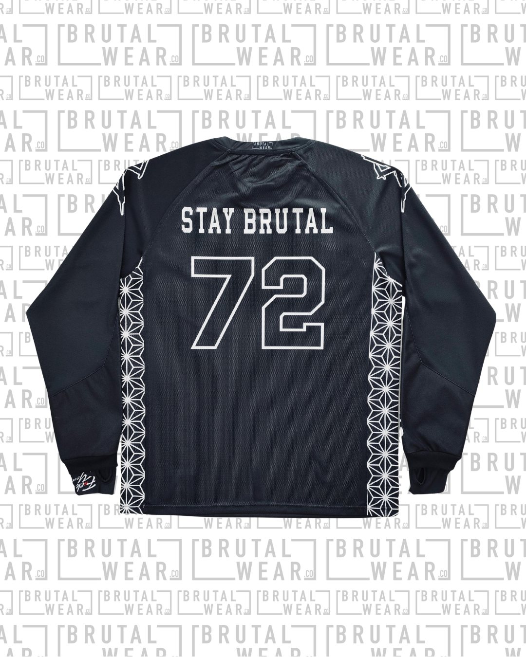 Icon Jersey - Black / White Geo