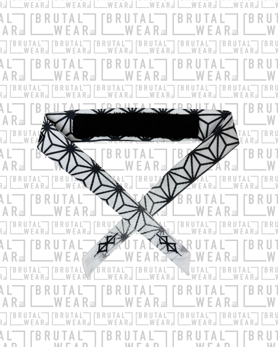 Headband - White V1 - Geo Fade