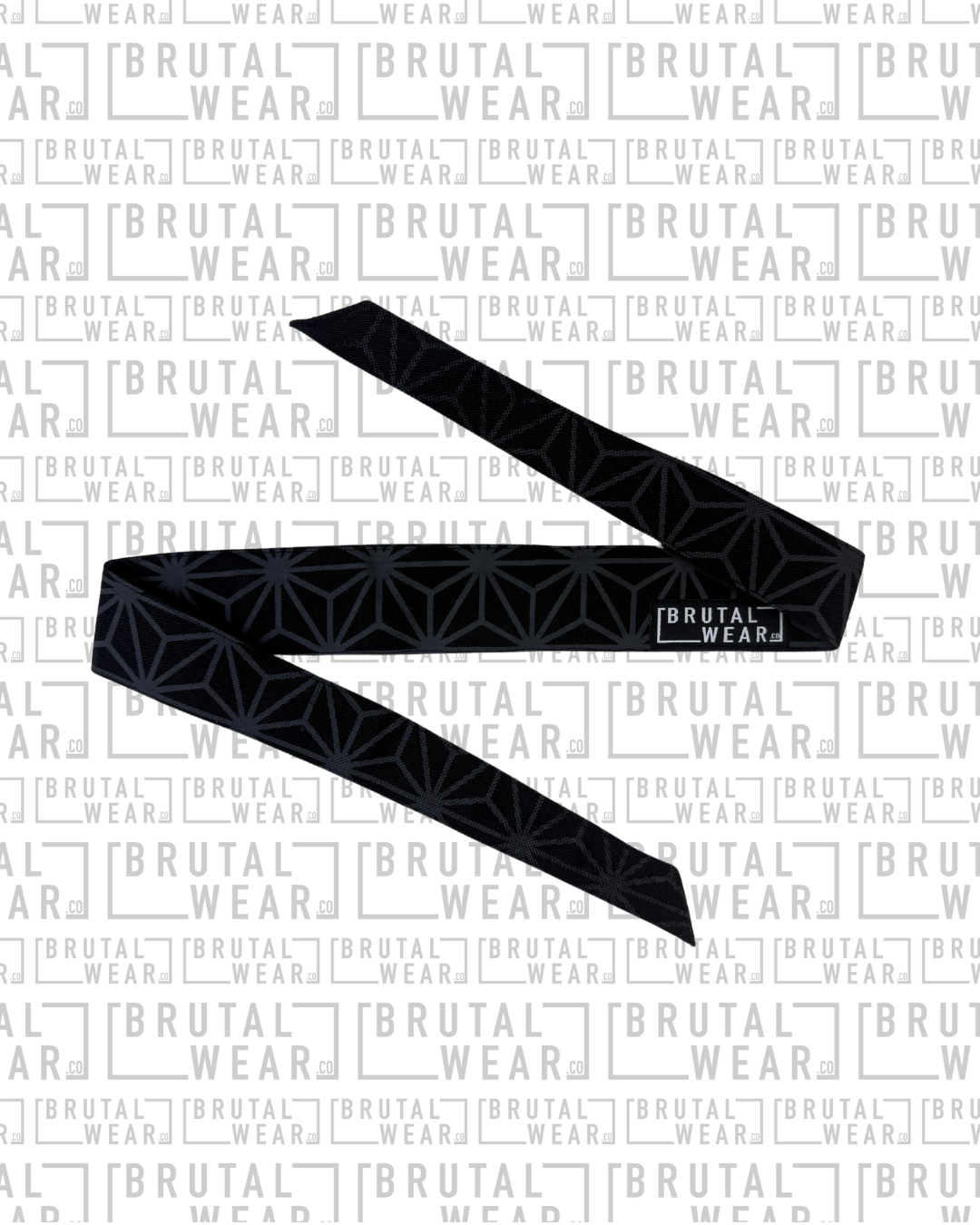 Headband - Black V1 - Geo Fade