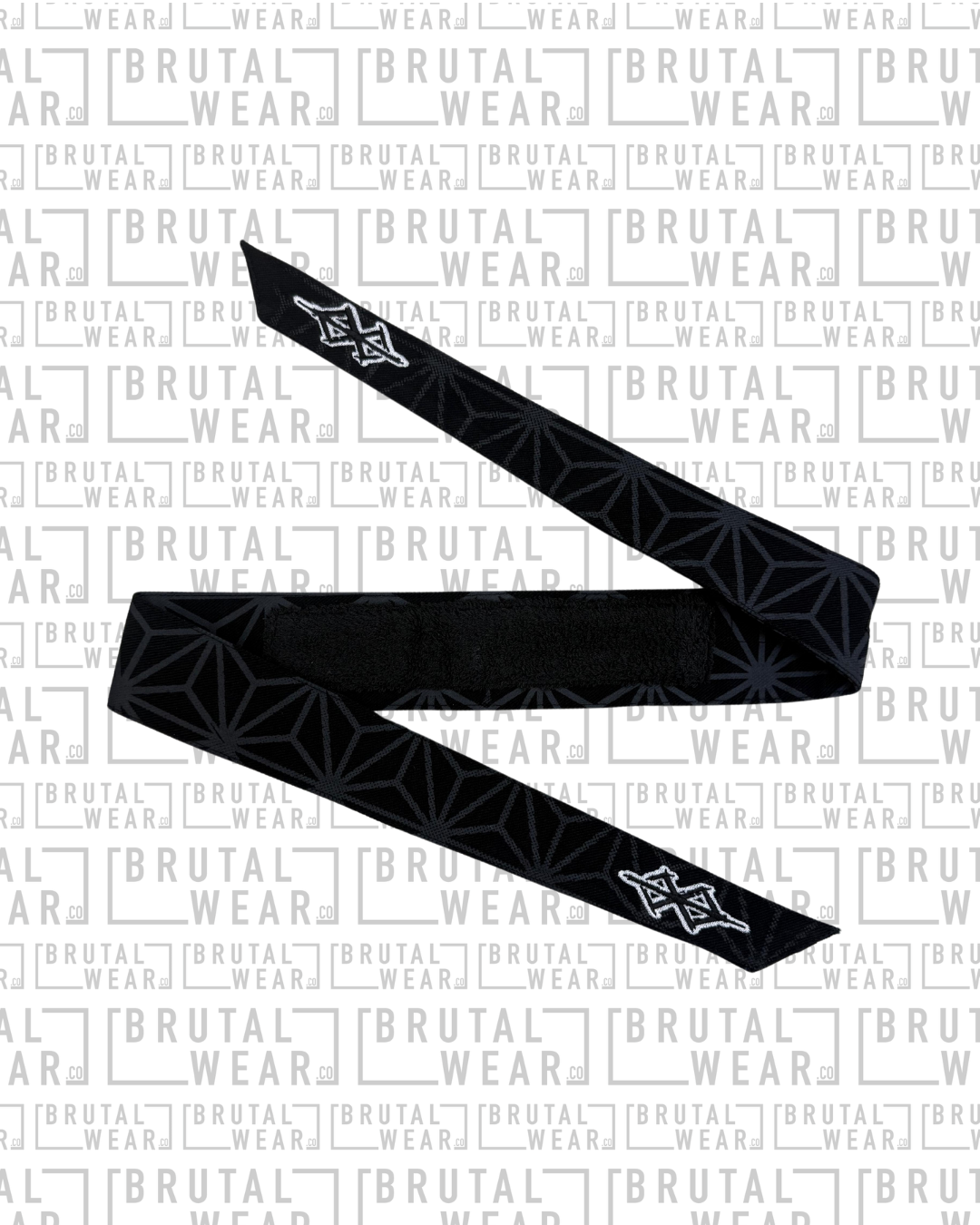Headband - Black V1 - Geo Fade