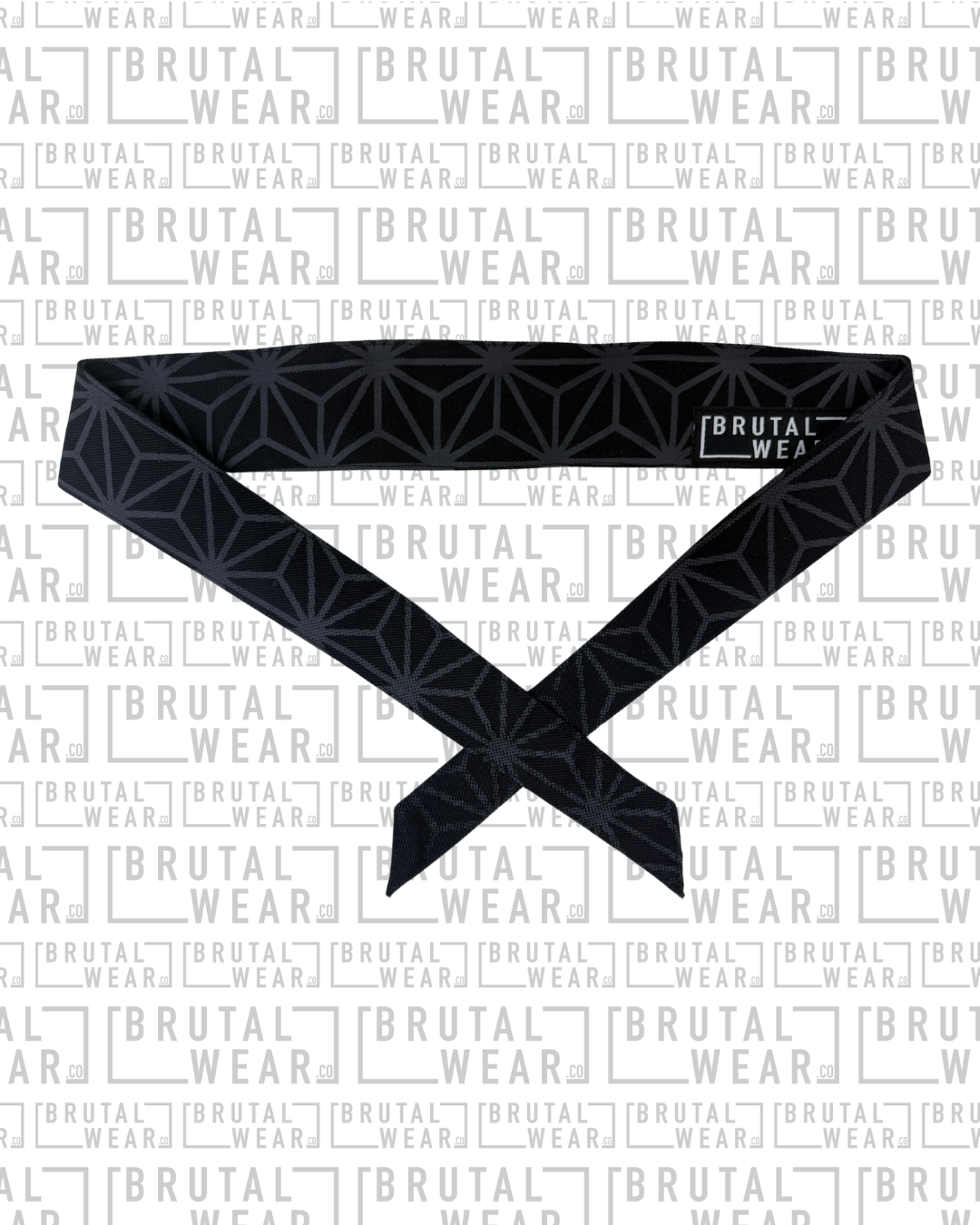 Headband - Black V1 - Geo Fade