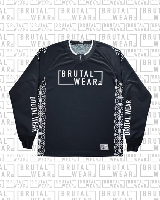 Icon Jersey - Black / White Geo
