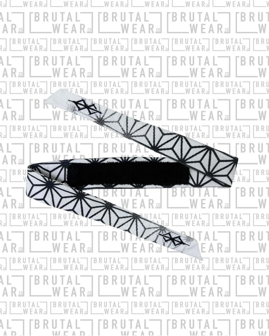 Headband - White V1 - Geo Fade