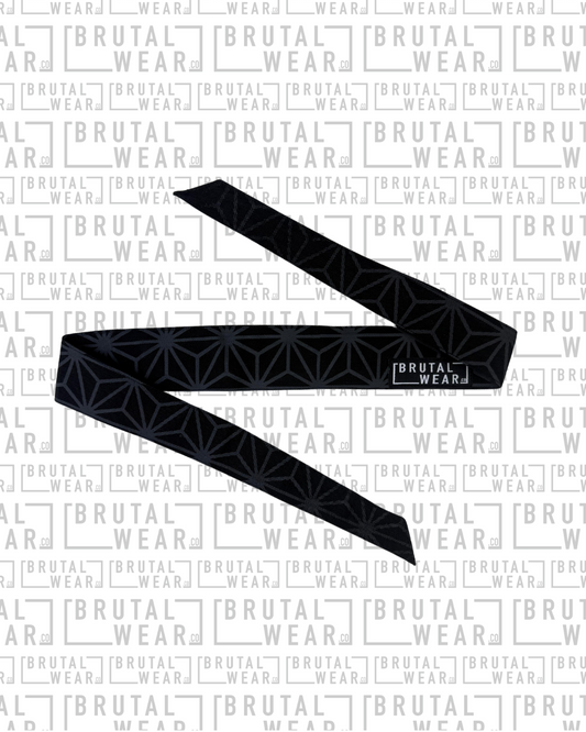 Headband - Black V1 - Geo Fade