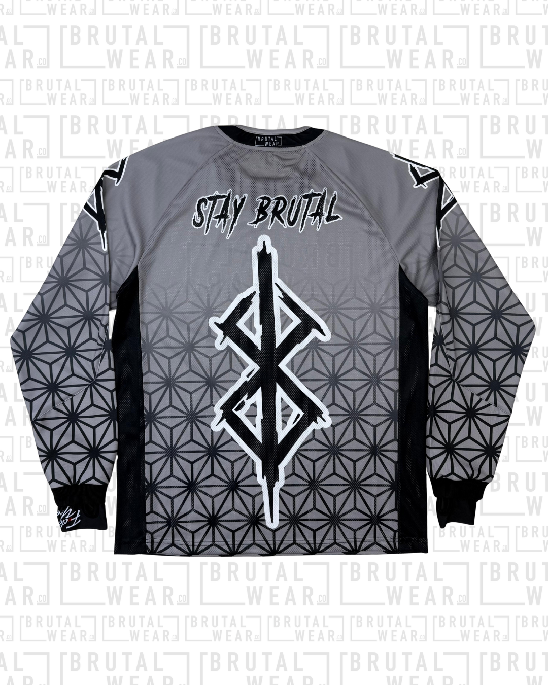 Icon Jersey - Geo Fade Grey