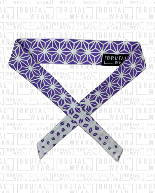 Headband - Purple Geo Fade